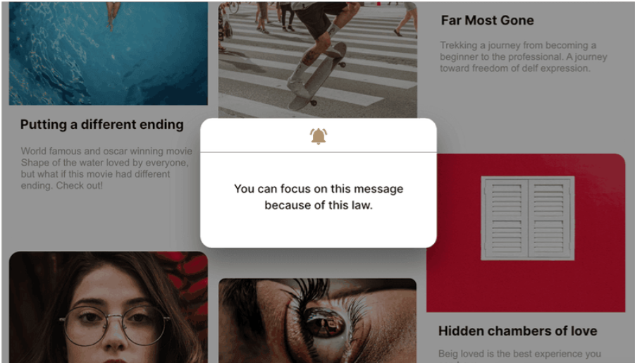 Exemplo do Princípio da Figura-Fundo